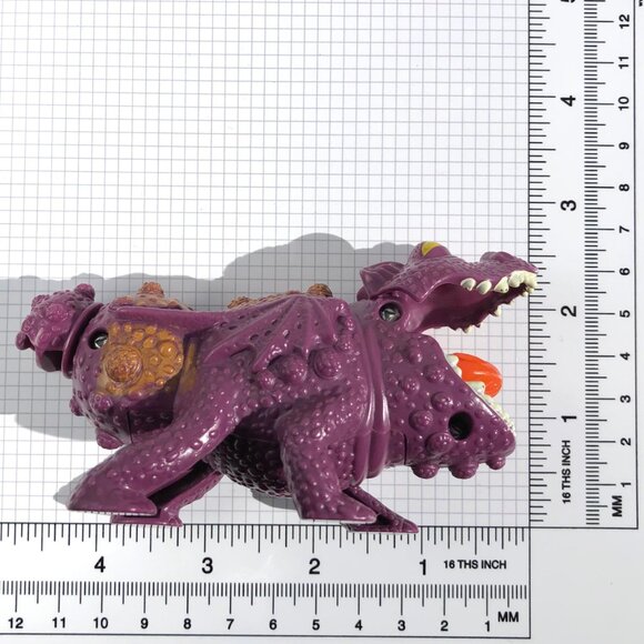 🦋 McDonald's Action Figure How To Train Your Dragon #4 Purple Gronckle 2010 - Picture 13 of 13